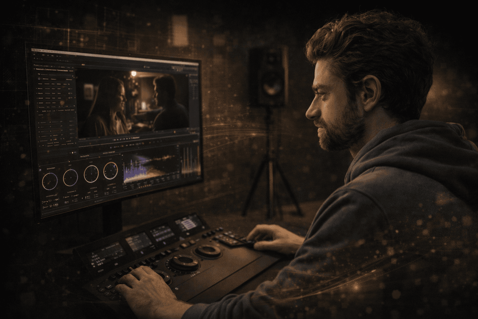 Controlled compositing and visual effects for film visual