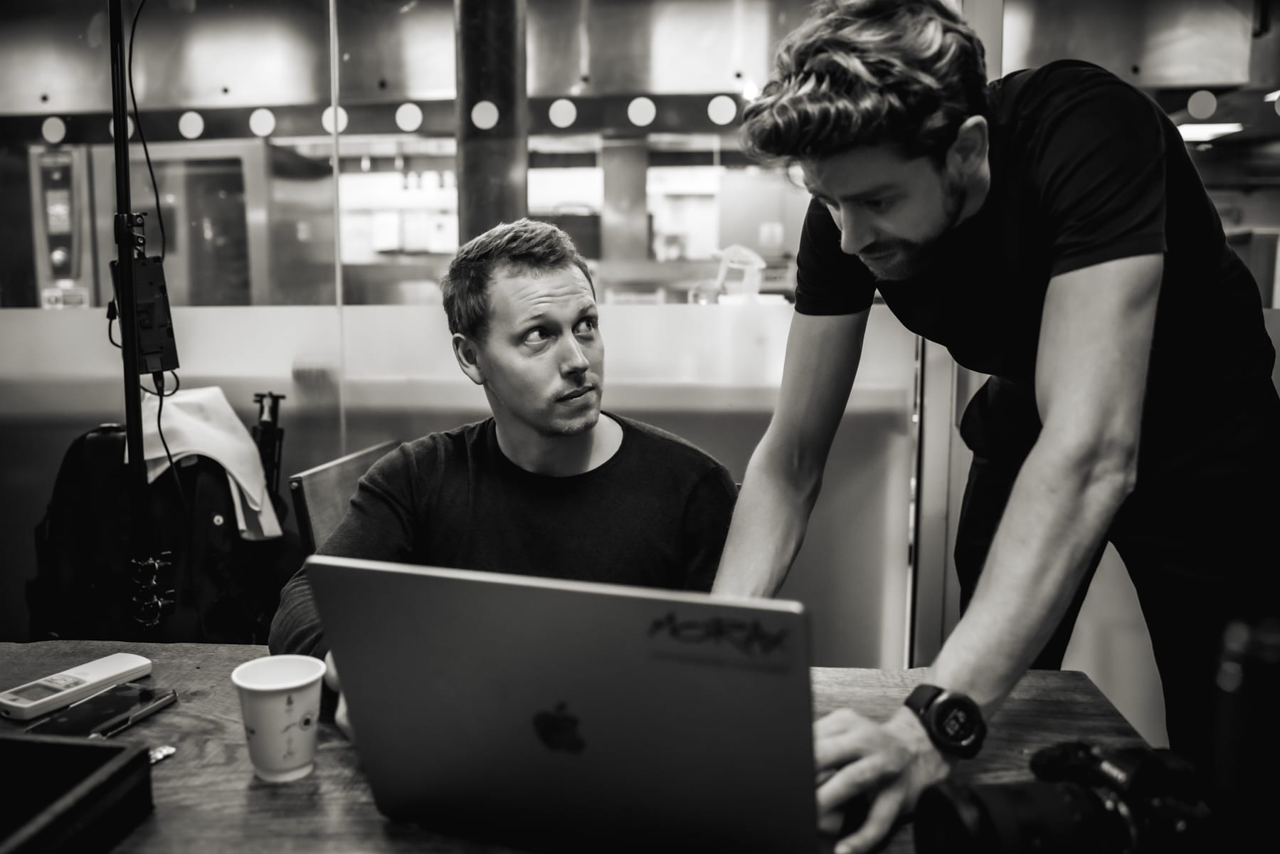 Production workflow and visual direction process