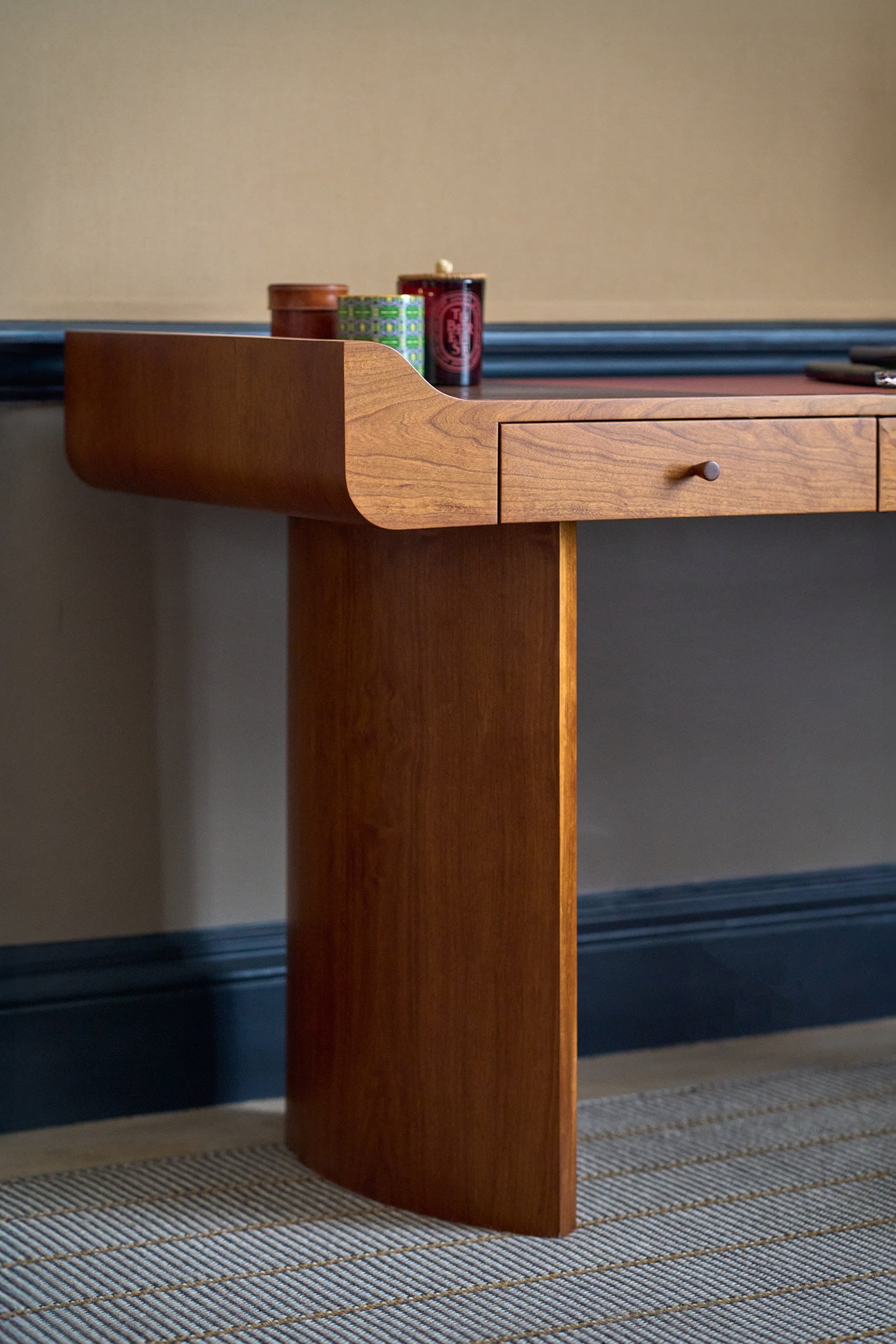 Editorial product photograph of LEHLO furniture piece styled for interior design contexts in London.