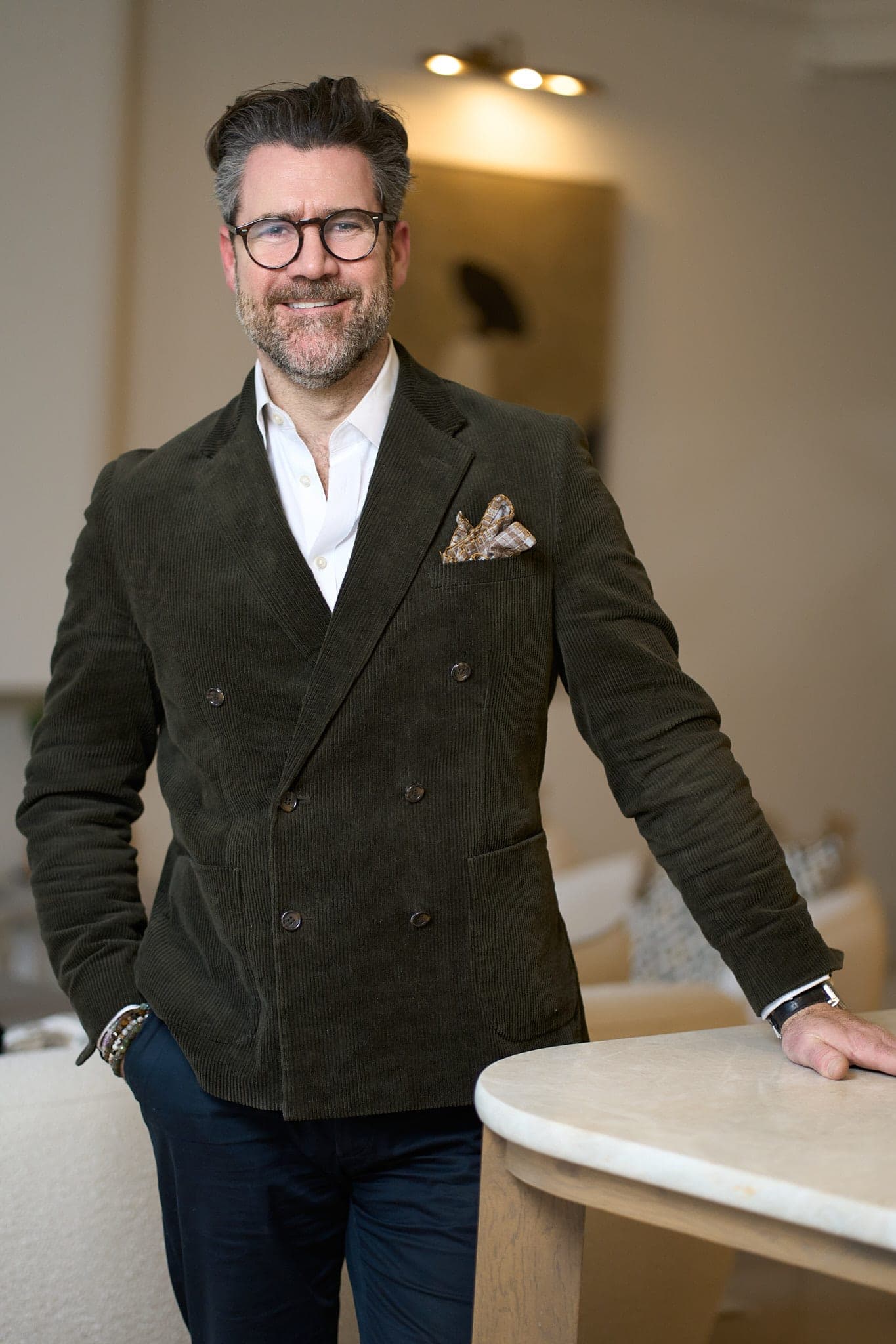 Still from Sotheby’s press portraits for directors & department heads in London