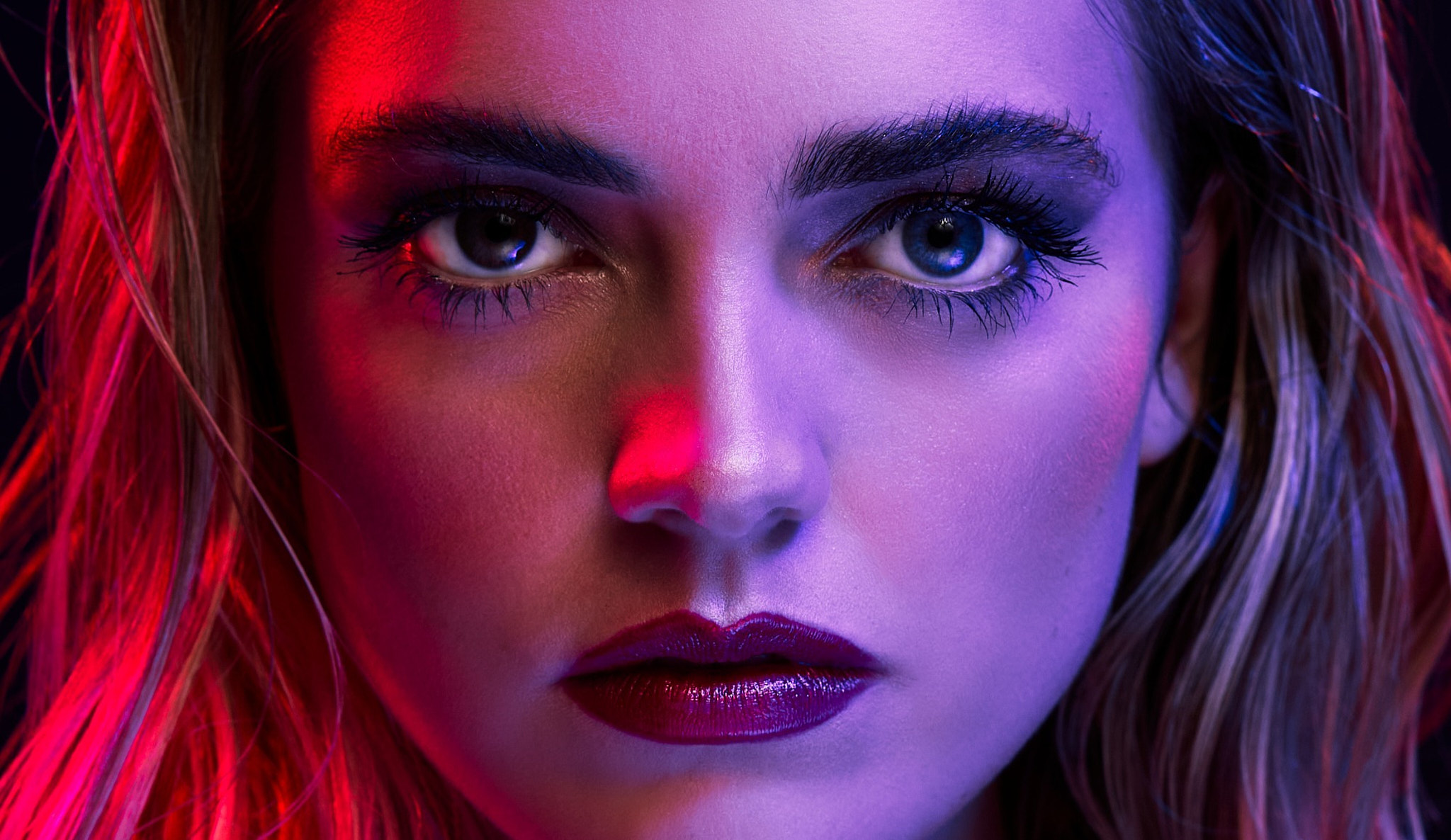 Creative studio portrait